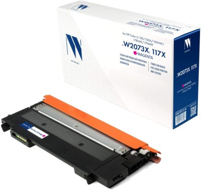 Картридж NV Print W2073X 117X (NV-W2073XT-117X-M) Magenta для HP Color LaserJet 150A/ 150NW/ 178NW/ 179MFP, пурпурный, 1300 стр.