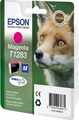 Картридж Epson C13T12834010 T1283 3,5ml пурпурный 260 копий в технологической упаковке