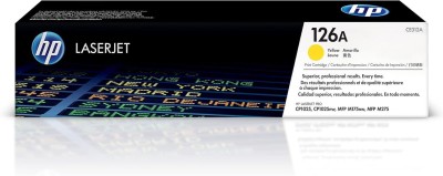 CE312A (126A) оригинальный картридж HP для принтера HP Color LaserJet CP1025/ CP1025nw/ M175nw/ M275 yellow, 1000 страниц