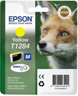 Картридж Epson C13T12844010 T1284 3,5ml желтый 260 копий в технологической упаковке