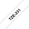 Brother TZE-231 Картридж с лентой (P-Touch, 12мм, Черный на белом)