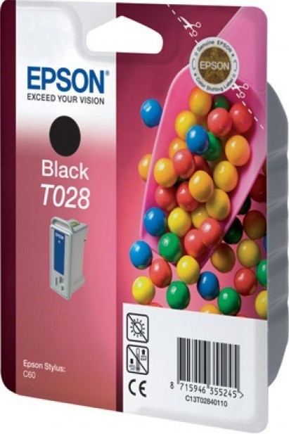 Картридж Epson C13T02840110 T028 17ml черный 420 копий в технологической упаковке