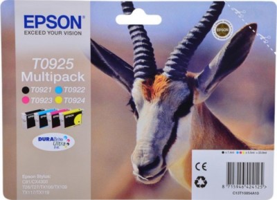 C13T10854A10 / C13T09254A10 Epson набор Картриджей для Stylus PhotoC91/CX4300 (C,M,Y,B) (cons ink)