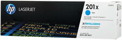Картридж HP CF401X (201X) Cyan оригинальный для HP Color LaserJet Pro M252/ M252dw/ M252n/ M274/ M274n/ M277/ M277dw/ M277n, голубой, увеличенный, 2300 страниц