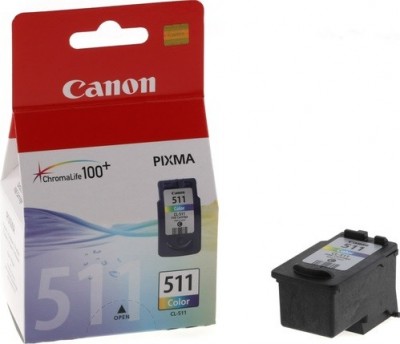 2972B007 Canon CL-511 Картридж для PIXMA MP240, PIXMA MP260, PIXMA MX320, PIXMA MX330 EMB, Цветной, 244стр., 9 мл.