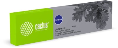 Картридж Cactus S015339 (CS-S015339) Black для Epson PLQ-20/ PLQ-30K/ LQ-90KP, чёрный, 6,35мм х 30м, 3млн