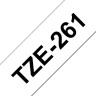 Brother TZE-261 Картридж для термопринтера {P-Touch с лентой 36 мм черный на белом}