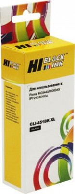 Картридж Hi-Black (HB-CLI-451XL-Bk) для Canon PIXMA iP7240/ MG6340/ MG5440, Bk