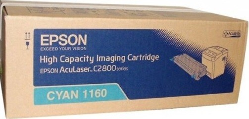 C13S051160 оригинальный картридж Epson для принтера Epson С2800N AcuLaser большой, cyan 