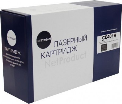 Картридж NetProduct (N-CE401A) для HP LJ Enterprise 500 color M551n/ M575dn, C, 6K