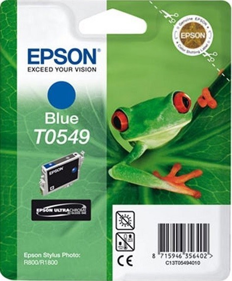 Картридж Epson C13T05494010 T0549 13ml синий  400 копий в технологической упаковке