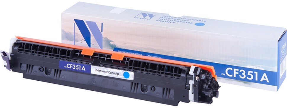 Картридж NV Print CF351A (130A) Cyan для HP Color LaserJet PRO MFP M153, M176, M177 голубой 1000 копий