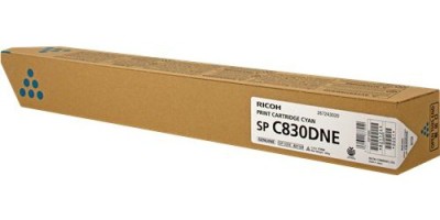 Картридж Ricoh SP C830DNE (821188) оригинальный для Ricoh Aficio SP C830DN/ C831DN, голубой, 25000 стр.