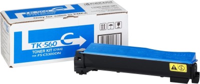 Картридж Kyocera TK-560C (1T02HNCEU0) Cyan оригинальный для Kyocera Ecosys P6030, FS-C5300DN/ FS-5350DN, голубой, 10000 страниц