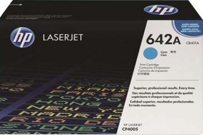 CB401A (642A) оригинальный картридж HP для принтера HP Color LaserJet CP4005/ CP4005D/ CP4005DN cyan, 7500 страниц