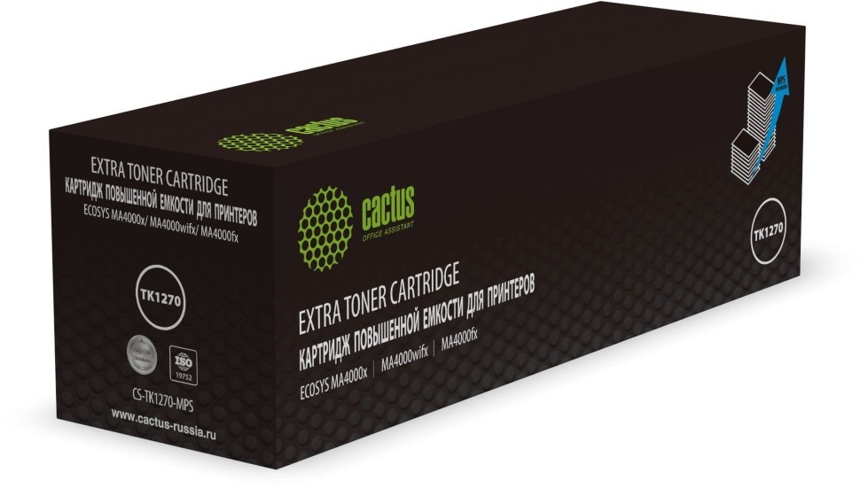 Картридж Cactus TK-1270 (CS-TK1270-MPS) для Kyocera ECOSYS MA4000x/ MA4000fx/ MA4000wifx, увеличенный, 12000 стр.
