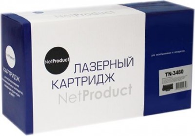 Тонер-картридж NetProduct (N-TN-3480) для Brother HL-L5000D/ 5100DN/ 5200DW, 8K