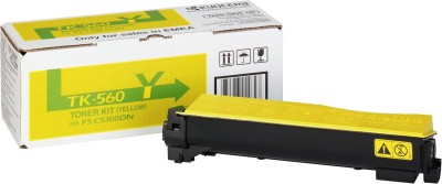 Картридж Kyocera TK-560Y (1T02HNAEU0) Yellow оригинальный для Kyocera Ecosys P6030, FS-C5300DN/ FS-5350DN, жёлтый, 10000 страниц