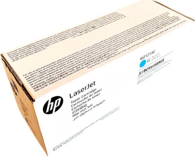 Картридж HP W2121XC (212X) оригинальный в корпоративной упаковке для HP Color LaserJet Enterprise M554/ M555/ M578, голубой, 10000 стр. (контрактная коробка)