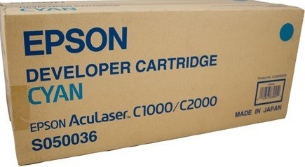 C13S050036 оригинальный картридж Epson для принтера Epson C1000/2000 AcuLaser cyan, 6к