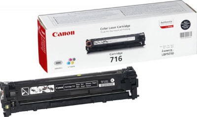 Canon 716Bk 1980B002 оригинальный картридж для принтера Canon i-Sensys LBP-5050, MF-8030CN, MF-8050CN black 2300 страниц