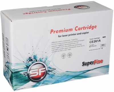 Картридж SuperFine CE261A (648A) Cyan для HP Color LaserJet CP4020, CP4025n, CP4525dn, CP4520, CP4525n, CP4525dn, CP4525xh голубой 11000 копий совместимый