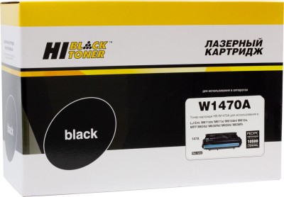 Картридж Hi-Black (HB-W1470A) для HP LaserJet Enterprise M610dn/ 611dn/ 612dn/ MFP M634/ 635, 10,5K, б/ч