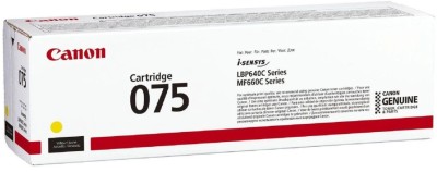 Картридж Canon 075Y (6362C002) Yellow оригинальный для Canon i-Sensys LBP646Cdw/ LBP647Cdw/ MF664Cdw/ MF667Cdw, жёлтый, 1300 стр.