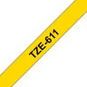 Brother TZE-611 Картридж с лентой (P-Touch, 6мм, Черный на желтом)