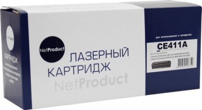 Картридж NetProduct (N-CE411A) для HP CLJ Pro300 Color M351/ M375/ Pro400 Color/ M451, C, 2,6K