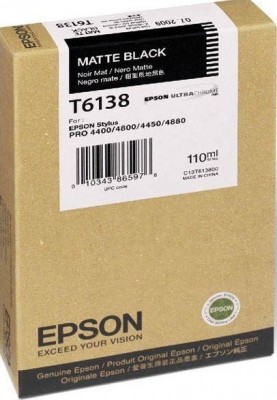 C13T613800 Картридж Epson для Stylus Pro 4450 (Matte Black) 110ML