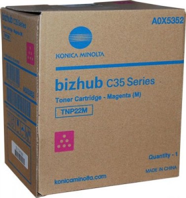 TNP-22M/A0X5352 Тонер-картридж Minolta Bizhub C35/35P type TNP-22M Magenta 6000 стр (o) A0X5352