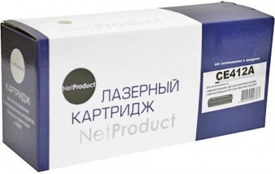 Картридж NetProduct (N-CE412A) для HP CLJ Pro300 Color M351/ M375/ Pro400 Color/ M451, Y, 2,6K