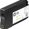 Картридж HP №711 (CZ136A) Yellow оригинальный для Designjet T120/ T520, желтый, 29 мл., 3 шт в упак.