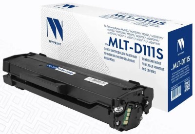 Картридж NV Print MLT-D111S для принтеров Samsung Xpress M2020/ M2020W/ M2070/ M2070W/ M2070FW, 1000 страниц