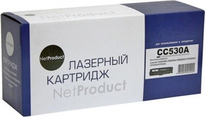 Картридж NetProduct (N-CC530A/ № 718) для HP CLJ CP2025/ CM2320/ Canon LBP7200, Bk, 3,5K
