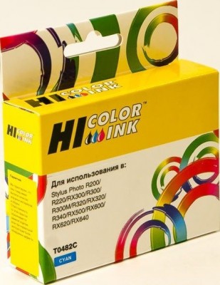 Картридж Hi-Black (HB-T0482) для Epson Stylus Photo R200/ R300/ RX500/ RX600, C