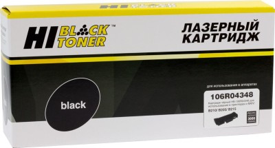 Тонер-картридж Hi-Black (HB-106R04348) для Xerox B205/ B210/ B215, Black, 3K