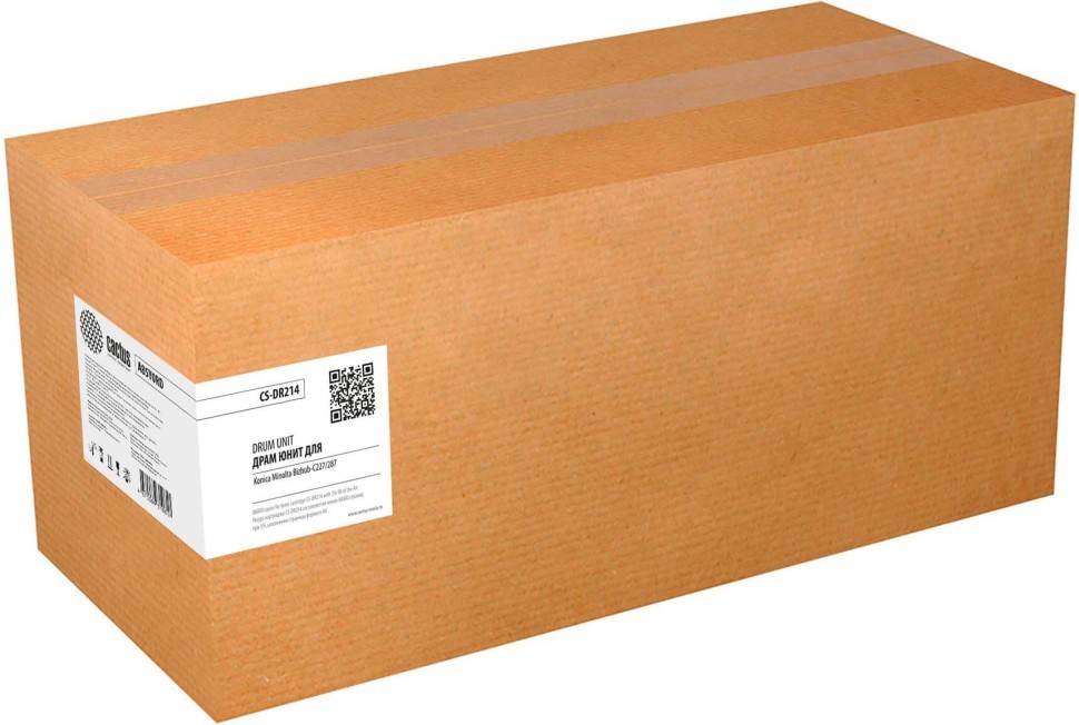 Блок фотобарабана Cactus DR-214K A85Y0RD (CS-DR214) Black для Konica-Minolta bizhub C227/ C287, чёрный, 80000 стр.