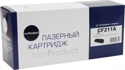 Картридж NetProduct (N-CF211A) для HP CLJ Pro 200 M251/ MFPM276, №131A, C, 1,8K