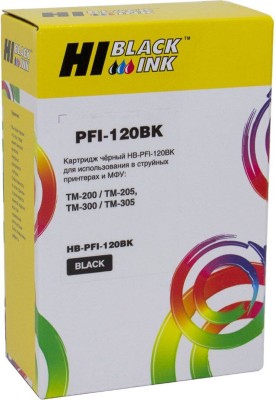 Картридж Hi-Black (HB-PFI-120BK) для Canon TM-200/205/300/305, Black