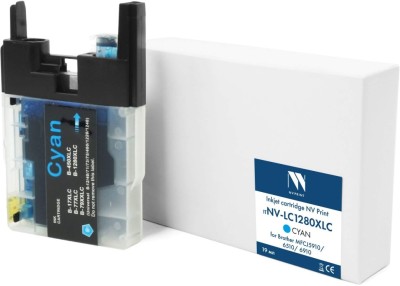 Картридж NV Print LC-1280XLC (NV-LC1280XLC) Cyan для Brother MFC-J5910/ MFC-J6510/ MFC-J6710/ MFC-J6910, голубой, увеличенный, 19мл