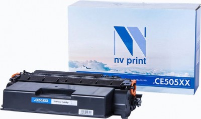 Картридж NV Print CE505XX Черный для принтеров HP LaserJet P2055/ 2055d/ 2055dn, 10000 страниц