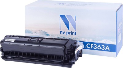Картридж NV Print CF363A Пурпурный для принтеров HP LaserJet Color M552dn/ M553dn/ M553n/ M553x/ M577dn/ M577f/ M577c, 5000 страниц