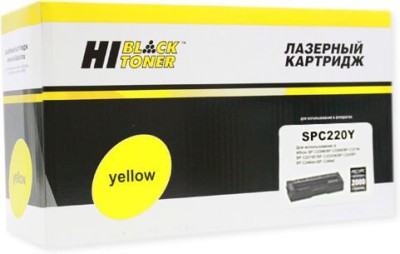 Картридж Hi-Black (HB-SPC220Y) для Ricoh Aficio SPC220DN/ C221DN/ C222SF, Y, 2K