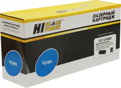 Картридж Hi-Black (HB-CLT-C406S) для Samsung CLP-360/ 365/ 368/ CLX-3300/ 3305, C, 1K