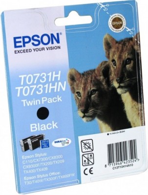 Картридж T10414/T0731HN Epson C13T10414A10 ST C110/T30/T40W/T1100 черный (увелич. емкости) ТЕХН
