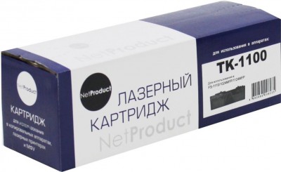 Тонер-картридж NetProduct (N-TK-1100) для Kyocera FS-1110/ 1024MFP/ 1124MFP, 2,1K