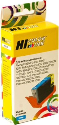 Картридж Hi-Black (HB-CLI-8C) для Canon PIXMA iP4200/ iP6600D/ MP500, C