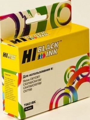 Картридж Hi-Black (HB-T0631) для Epson Stylus C67/ 87/ CX3700/ 4100/ 4700, Bk